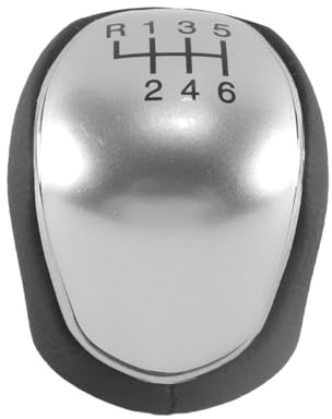 Hoite Car Gear Shift Knob for Transit Tourneo/Custom 2012-2021,Manual Handball Lever Gear Stick Shifter Pen Handle Knobs Transmission Shift Replacement Kit,6-Speed Silver