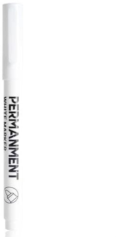 SMOOTHERPRO Edding Weißer Stift Permanentmarker Weiß Fein für Glas 1 Stück