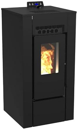 Poêle à granules étanche - LVZ ALEXA 11 - Noir