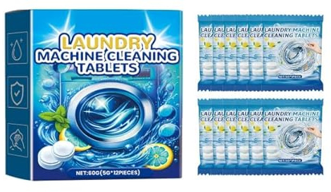 Washing Machine Cleaner and Descaler Tablets,Washing Machines Cleaner Descaler,Laundry Machines Descalers,Washer Machine Cleaners for Sensitive Skin,Washing Machine Cleaner and Descaler Tablets