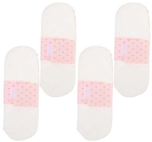 ADOCARN Waschbare Slipeinlagen mit Hautfreundlichem Schutz aus Baumwolle 5 Stück Wiederverwendbare Menstruationsbinden und Atmungsaktiv für Empfindliche Haut und Wochenbett