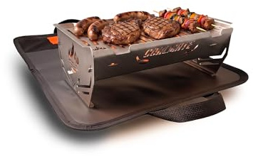 COALMATE Grill – Kompakter Edelstahl-Reisegrill für Vanlife, Bulli, Camping & Outdoor | Klappbar, 4 kg, Made in Germany | Inkl. hochwertiger Transporttasche | Aufbau in unter 1 Min