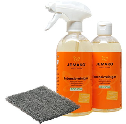 JEMAKO Intensivreiniger Eco Plus Set 2 x 500 ml DuoPad graue Faser