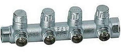 3873 3412TP 4-Wege-Verteiler MULTIFAR-Absperrventile 3/4X1 / 2 M FLAT HEAD FAR