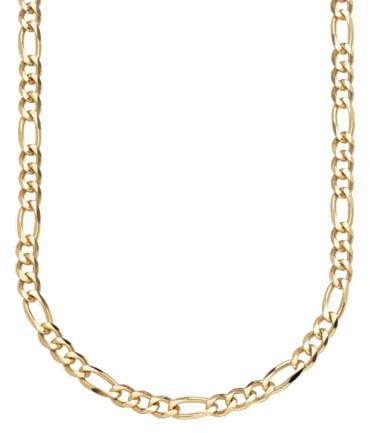 Old English Jewellers 9ct Yellow Gold 20 inch Figaro Chain Necklace - 3mm Width - UK Hallmarked