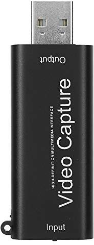 ASHATA Audio Video Capture Cards, HD Video Capture Card Record Box 4K 1080P HDMI to USB 2.0 for PS4 Streaming Game Recording, HDMI Video Capture Card Streaming HDMI to USB2.0 Record