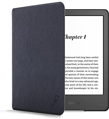 Forefront Cases Hülle für Amazon Kindle (16 GB) 6-Zoll (11. Generation - Modell: 2024 und 2022) - Marineblau - Dünn & Leicht, Smart Auto Schlaf/Wach Schutz-Hülle (Tasche) für Kindle 6-Zoll (11. Gen)