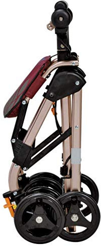 NATWEE Walker, Drive Rollator Walker mit Sitz, Gehhilfen 4 Räder, tragbar, faltbar, medizinisches Rolling Walker, Doppelbremssystem, für Senioren beim Gehen, Rot It's so Kind of You
