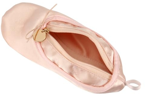 Ballettschuh Make Up Tasche, Rosa Ballettschuh Tasche Tänzer Kosmetiktasche Tragbare Ballett Spitzenschuh Make-up Tasche Organizer für Frauen und Mädchen, Tänzerinnen, Reisegeschenke