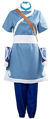 Tongyundacheng Anime Cosplay Kostüm Blau Outfit Uniform Komplettset für Halloween Karneval Party
