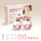 Electric Breast Pump Hands Free Wearable Portable Breastfeeding Pumps Wireless Hospital Grade Quiet Anti-Leaking with Voice Broadcast Heating 4 Mode 12 Levels Suction Double 24mm Pink, MY-382