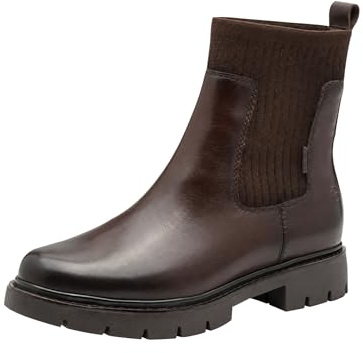 TAMARIS dam Comfort Duo-tex Chelsea stövlar, mocca, 38 EU, Mocca, 38 EU