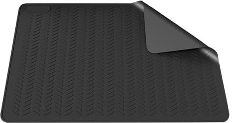 VIVIWI Stuoia elettrica del silicone resistente al calore per i piani di cottura del piano di cottura del piano di cottura resistente ai graffi Pad di essiccazione dei piatti