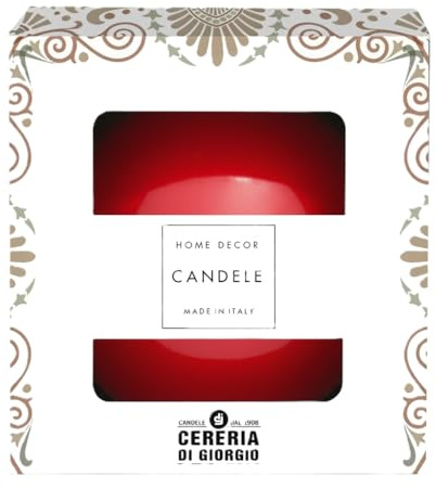 Cereria Di Giorgio - Candela Sfera laccata - Ø 10 cm - Rosso