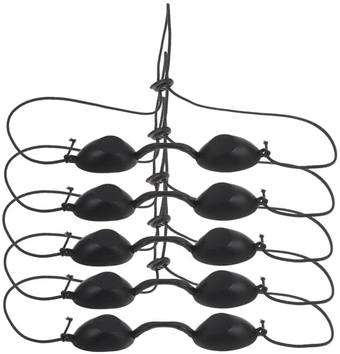 OATIPHO Lot de 5 Cache-Oeil Adhésif en PVC pour Protection Oculaire, Patchs Yeux Effet D’Ombre à Paupières