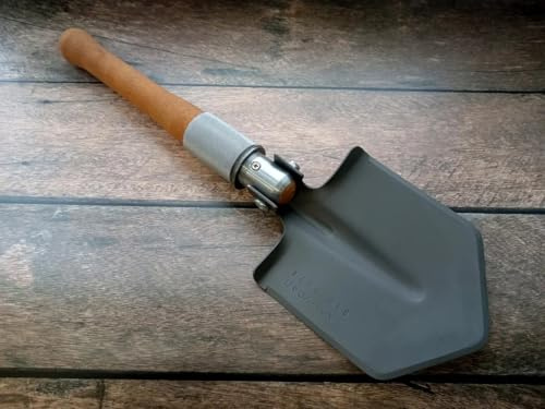 Kleiner Klappspaten aus Titan mit Etui VSMPO