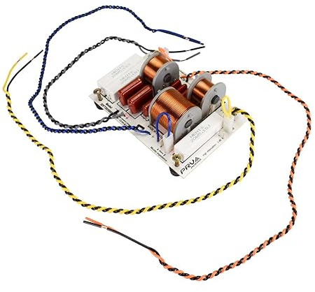 PRV AUDIO 3DF750/5000 Three Way Crossover Car Audio with Woofer Impedance Selection, 3 Way Crossover Point at 750/5,000 Hz