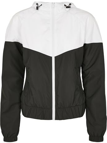 Ladies Arrow Windbreaker White/Black M