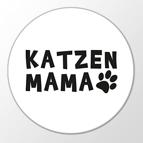 Huuraa Magnet Katzenmama Tapse Geschenk 59mm Kühlschrankmagnet Flaschenöffner Katzenmama Geschenkidee