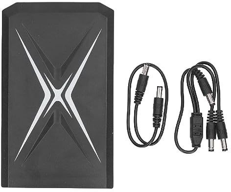 Mini USV Batterie Backup Kompaktes USV-System mit 8800 MAh und Hoher Kapazität – Unterbrechungsfreie Stromversorgung für Kamera-WLAN-Router, 2 Eingabemethoden, 9-VDC-Eingang