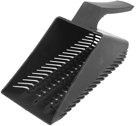 Liuyoyo Rascador de Arena para Acuario, Grava para Acuario, Pala para Arena, Construcción Fuerte, Pala para Cacerola Limpia, Colador de Grava de Plástico, Pala, Colador de Grava, Herramienta de Limpie