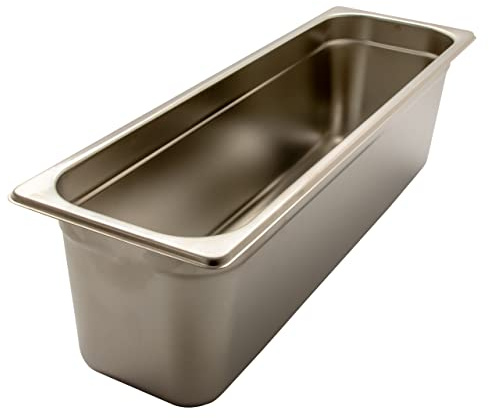 AcMax Gastronorm GN 2/4 Récipient gastronorme Bac Acier Inoxydable Profondeur 150 mm