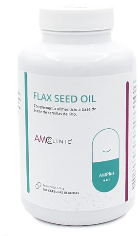 FLAX SEED OIL - Aceite de semillas de lino - 100 Cápsulas blandas