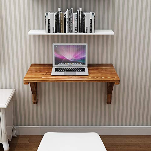 asdchZen An Der Wand Montierter, Klappbarer Massivholz-Esstisch, Klapptisch, Laptop-Schreibtisch, Arbeitstisch, Balkon-Werkbank, Wasserdicht Und Schmutzabweisend (120 cm X 60 Cm/47,2 X 23,6 Zoll)