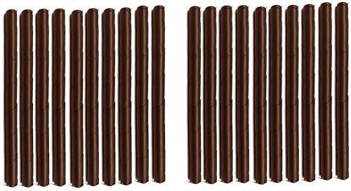 20x Baumschutzspiralen Braun 60cm hoch – Stamm Schutz Kunststoff – Verbissschutz, Fraßschutz, Nagetierschutz – Witterungsbeständig, UV-beständig – Baumrindenschutz, flexibel, Made in Germany