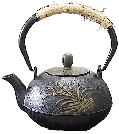 Tetera Marroqui Tetera Japonesa De 900ML/0,9 L, Tetera De Hierro Fundido, Tetera Para Uso Doméstico En La Cocina Tetera Turca