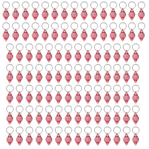 Rordigo Paquete de 100 Linterna de LED, Linterna de UV de 395 NM, de Linterna de Luz UV, Rosa