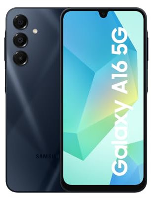 Samsung Galaxy A16 5G Smartphone ohne Vertrag, Handy mit Android, 50-MP-Hauptkamera, 16,91 cm / 6,7 Display, 128 GB, Blue Black, 2,5 Jahre Herstellergarantie [Exklusiv bei Amazon]