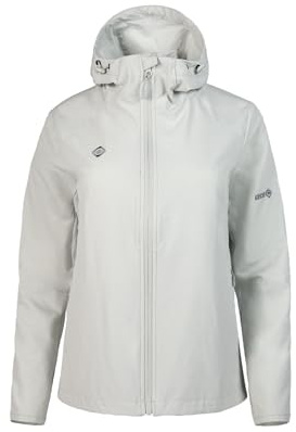 Izas Lascel W Chaqueta Ligera y Funcional de Mujer para Running y Trekking. Capucha Ajustable y Plegable. Transpirable y Confortable