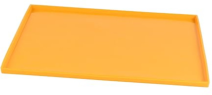 Tapis à Gâteau Roulé en Silicone Réutilisable, Antiadhésif, Orange | Double Face, Facile à Nettoyer, Flexible, pour Boulangerie Maison, Usage Pâtisserie, Lot Unique