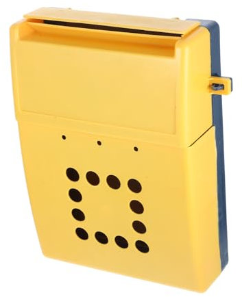 Angoily Boîte Aux Lettres Extérieure Murale en Plastique avec Bac De Rangement Verrouillable pour Usage Public