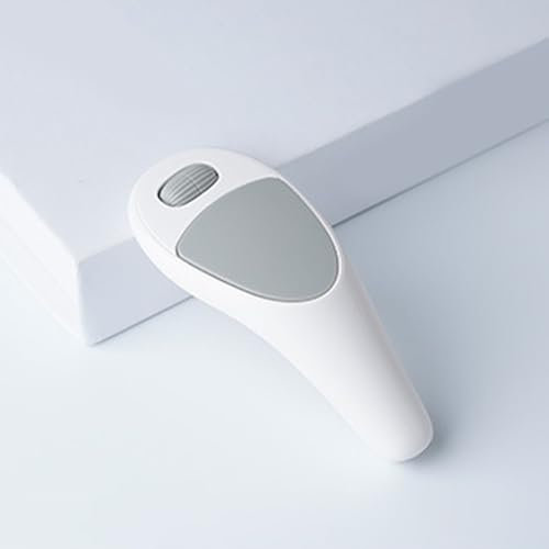 gihusrzx Bluetooth Finger Ring Mouse, Wireless Presentation Clicker, Video Scroller & Page Turner, Handheld Finger Trackball Mouse, 10M Range & Bluetooth-compatible V5.0, White