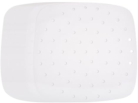 QUARKZMAN 200 Stück Airfryer Backpapier, 25cm Quadrat Air Fryer Paper Perforiertes Backpapier, Antihaft Wasserdicht Ölfest, für Heißluftfritteuse, Bratpfanne, Ofen, Fritteuse, Weiß