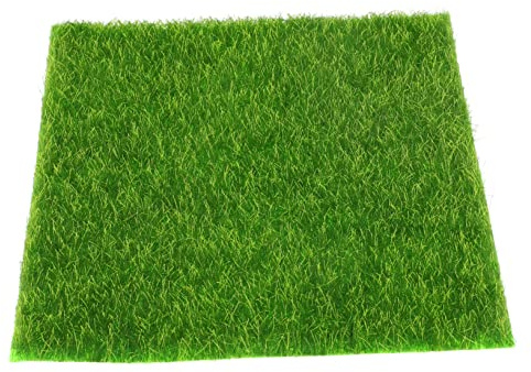 DECOMELODY Césped Artificial Mini Hierba Artificial Realista Jardín Decoración DIY