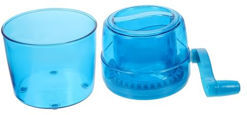 Operitacx Manual Ice Crusher Machine Convenient Manual Operation Portable Ice Hand Crank Operated for Kitchen