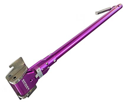 Drywall Flat Box Handle - SIPHON DRYWALL PRODUCTS™ | Easy Clean | High Polished, Anodized Aluminum (Flatmax Box fixed Handle 43'' Inch)