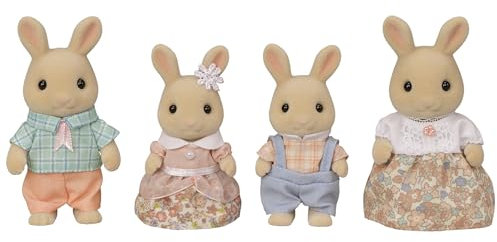Sylvanian Families L5706 Milchhasen Familie - Figuren für Puppenhaus