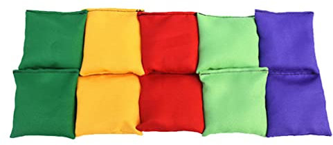 Toddmomy 10stücke Junge Mädchen Wurfspiel Säckchen Nylon Bean Bags Farben Für Outdoor-Spiele Hand-Auge-koordination Und Familienaktivitäten Spaß Für Junge Mädchen Und Freunde