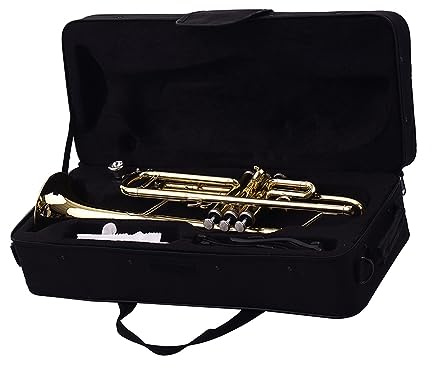 Standard-Bb-Messingtrompete Mit Mundstück, Stimmgerät Und Blasinstrument Blechblasinstrumente Anfänger