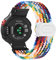 Geflochten Armband für Garmin Forerunner 220 230 235 735XT 620 630 Ersatzarmband, Elastisches Verstellbares Geflochtenes Nylon Solo Loop Sport Armbänder Kompatibel mit Forerunner 220 230 235 (4)