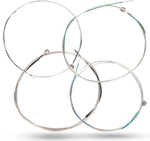 4-teiliges Universelles Bratschensaiten-Set, 0,35 Mm/0,01 Zoll, 0,50 Mm/0,02 Zoll, 0,73 Mm/0,03 Zoll, 0,10 Mm/0,04 Zoll Bratschensaiten E A D G Für 1416 Bratschen