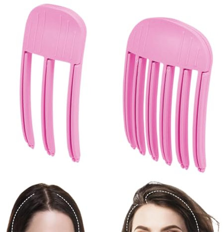 RAXLUPO 2 Stück volumen clips haare Volumen Clip Haarvolumen Rollenclip Ansatz Volumen Clips Für Haaransatz Volumen-Haaransatzclips Feste Stirnhaarnadel heatless Lockenkamm Für Haarstyling Werkzeuge