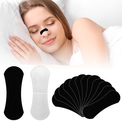 60 Pcs Tiras Nasales Antironquidos, Nasal Strips Deportivas,Tiras Nasales Anti Ronquidos Eficaz Antironquidos para Dormir