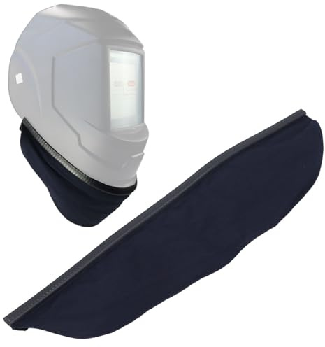 Protezione Collo Saldatura in Pelle Accessorio Antifiamma per Casco Protegge Petto e Spalle durante Lavori di Saldatura Professionali