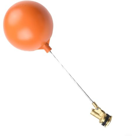 Eawfgtuw Brass Water Tank Float Valve with long lasting Plastic Ball Switch, Automatic Shut-Off, Adjustable Water Level Control, Leak-Proof Rubber Seal, Compatible(DN20)