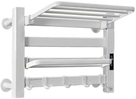 POAHNCU Asciugamano Piccolo Asciugamano Bianco Elettrico riscaldato con Riscaldamento all’Uscita del Bagno per Il Salone Spa Domestico
